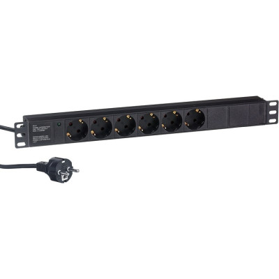 Блок розеток EXEGATE SERVERPRO PDU-19H603 AL-6S-EU2.5CU