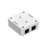 Розетка внешняя двойная EXEGATE SM2-RJ45-C5 RJ-45 кат.5/5E UTP Krone 110 EX292843RUS